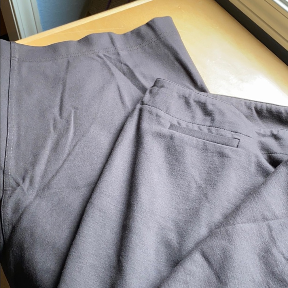 Eileen Fisher Brown Knit Dress Pants